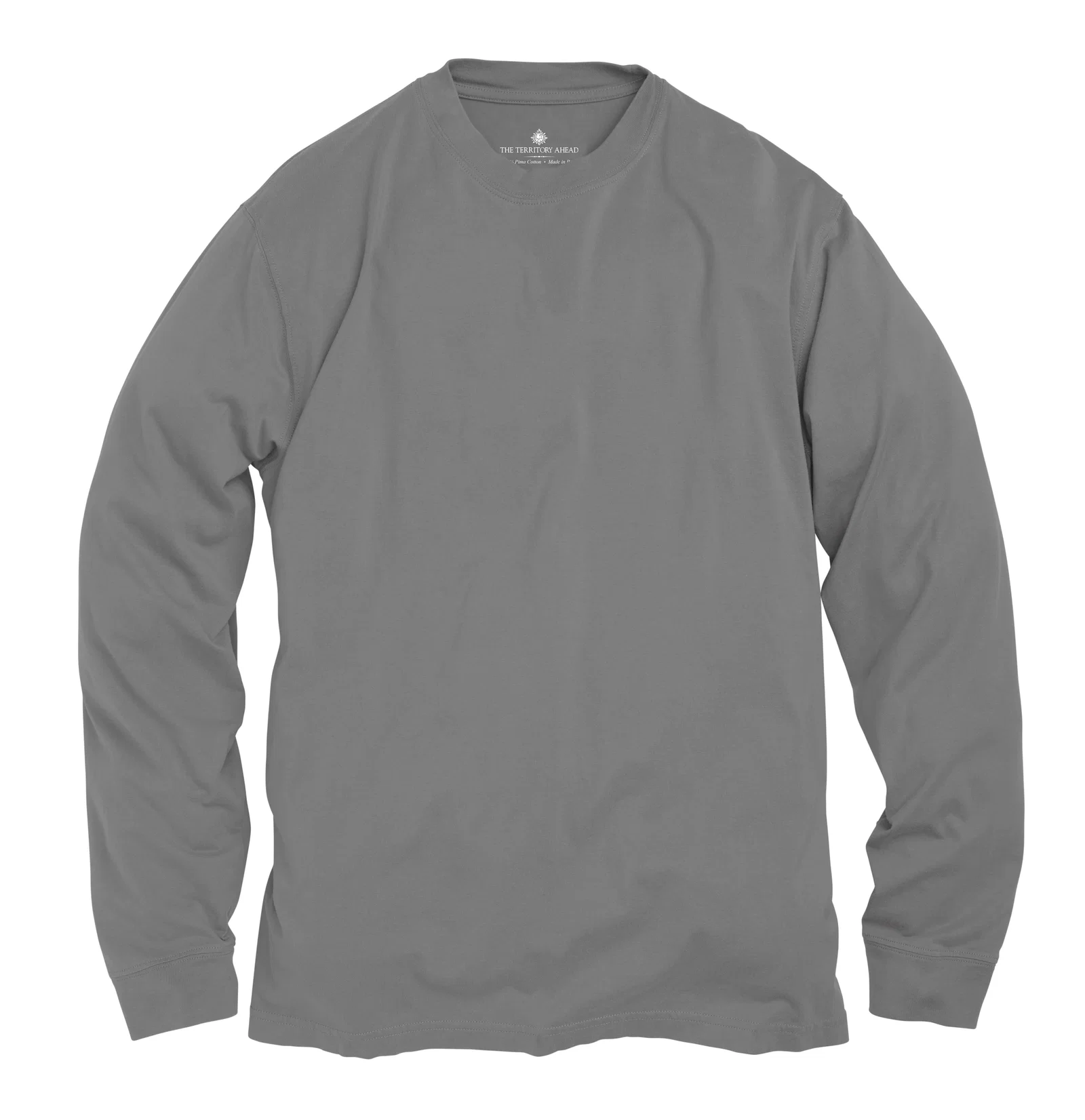 Image of Long Sleeve Pima Crew