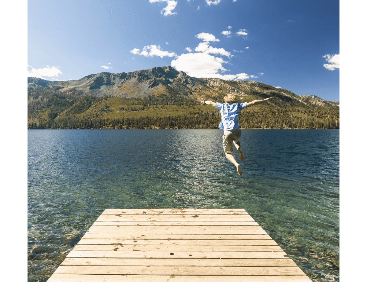 Take the leap. Stio mountain water styles and swimwear.