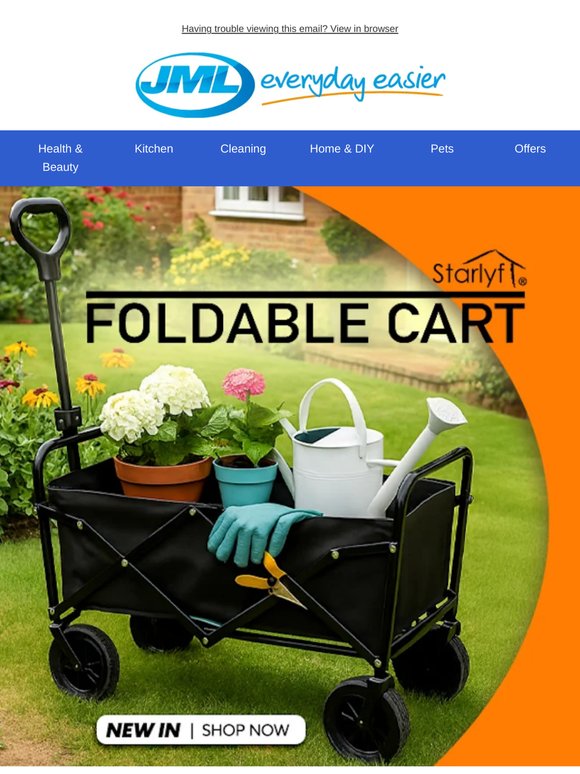 The foldable cart that does it all 🛒✨
