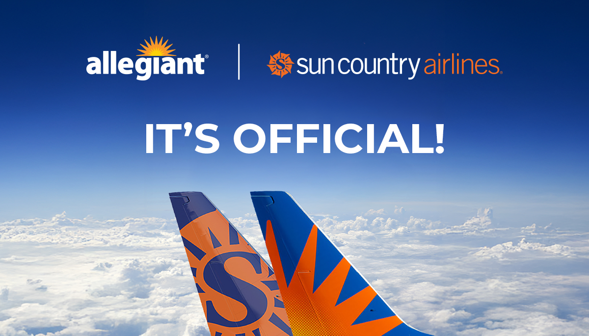 Allegiant | Sun Country Airlines | IT'S OFFICIAL!