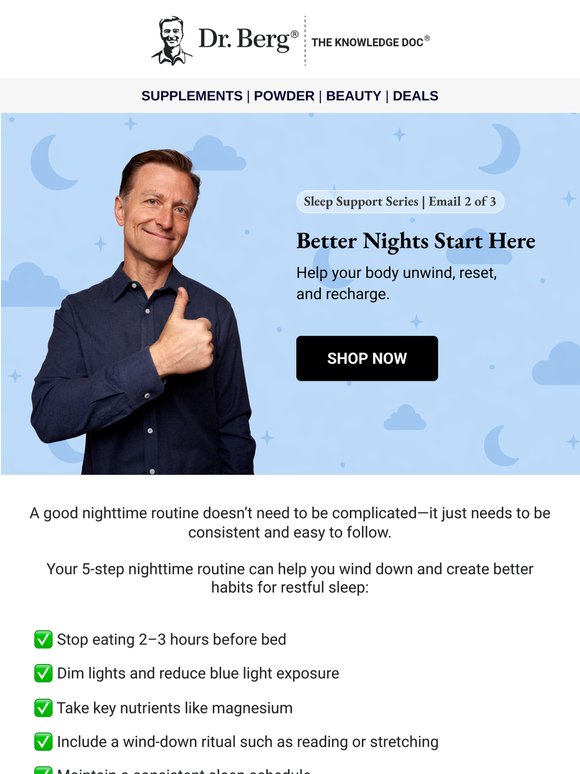 😴 5-Step Nighttime Routine for Better Sleep