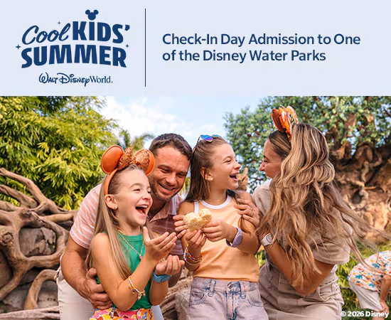 cool kids summer walt disney world check-in dya admission to one of the disney water parks