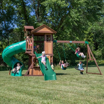 Backyard Discovery Tacoma Falls Swing Set, Do-it-Yourself