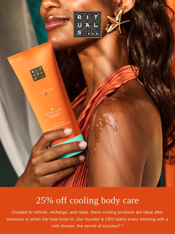 25% off cooling body care 🧊