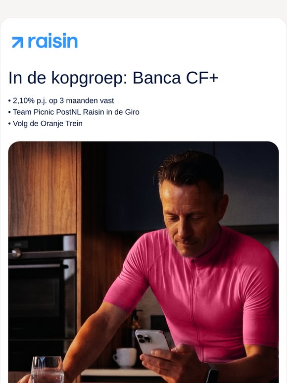 🇮🇹 In de kopgroep: De koers gaat verder met Banca CF+