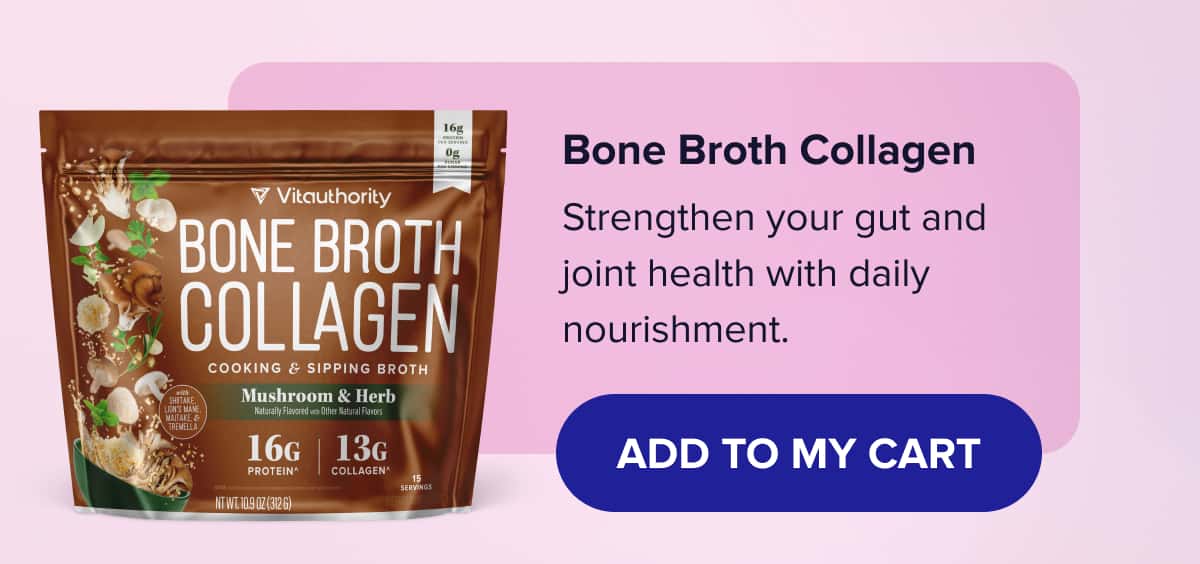 Bone Broth Collagen Strengthen your gut and joint health with daily nourishment. 