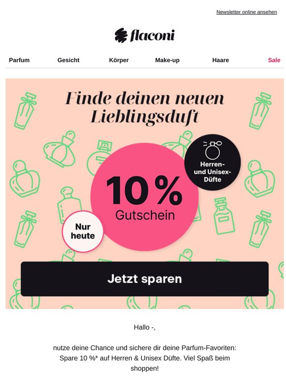 10 % auf Top-Düfte für ihn 🛍️✨