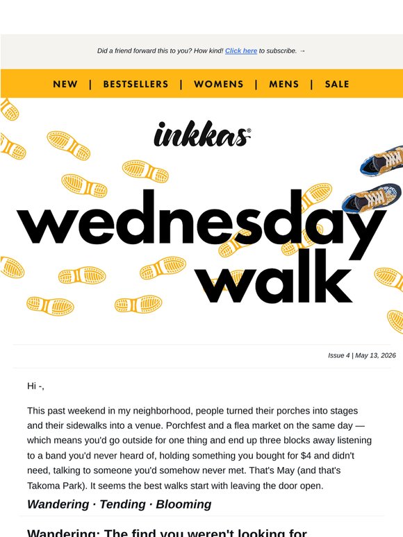 Wednesday Walk: Get your hands dirty.