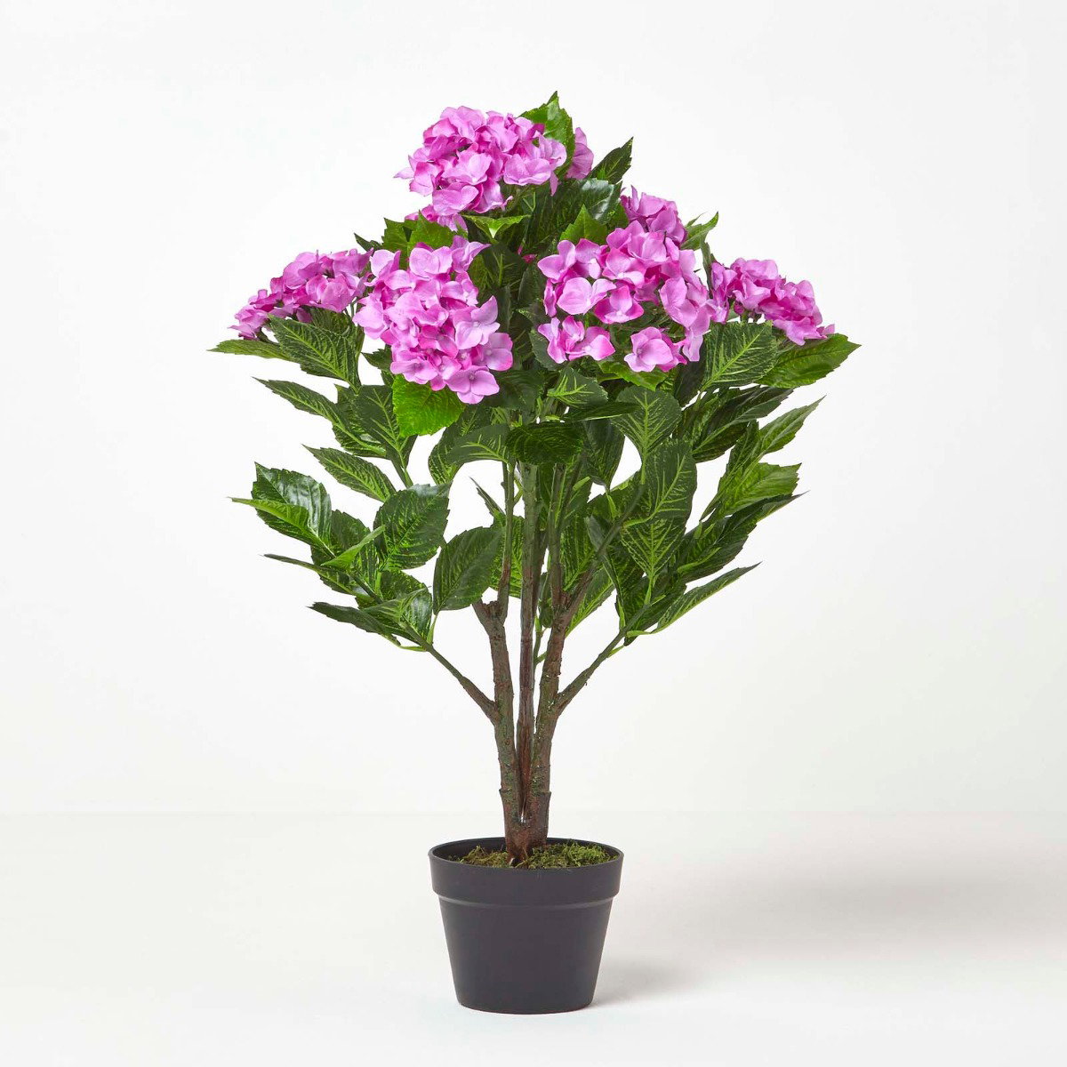 Image of Lilac Hydrangea Artificial Plant with Pot, 85 cm