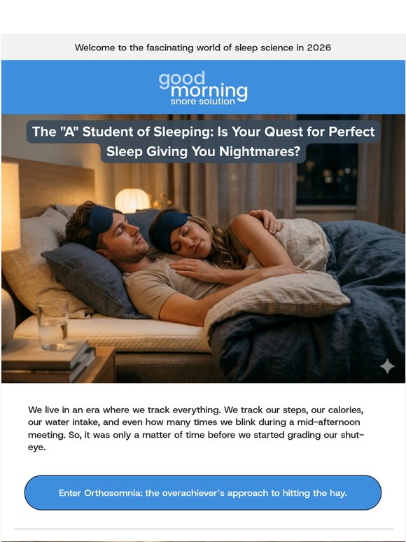 Is Your Quest for Perfect Sleep Giving You Nightmares?