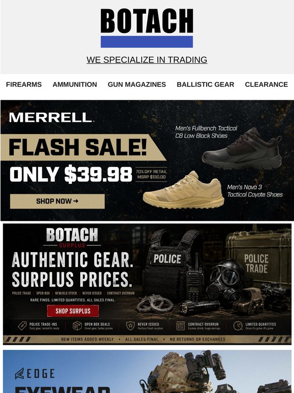 FLASH SALE 🚨 Merrell Tactical Shoes Only $39.98 (70% Off) - Shop Now!