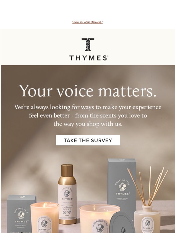 We’d Love Your Thoughts