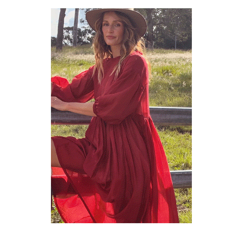 Shop Coco Cotton Silk Dress