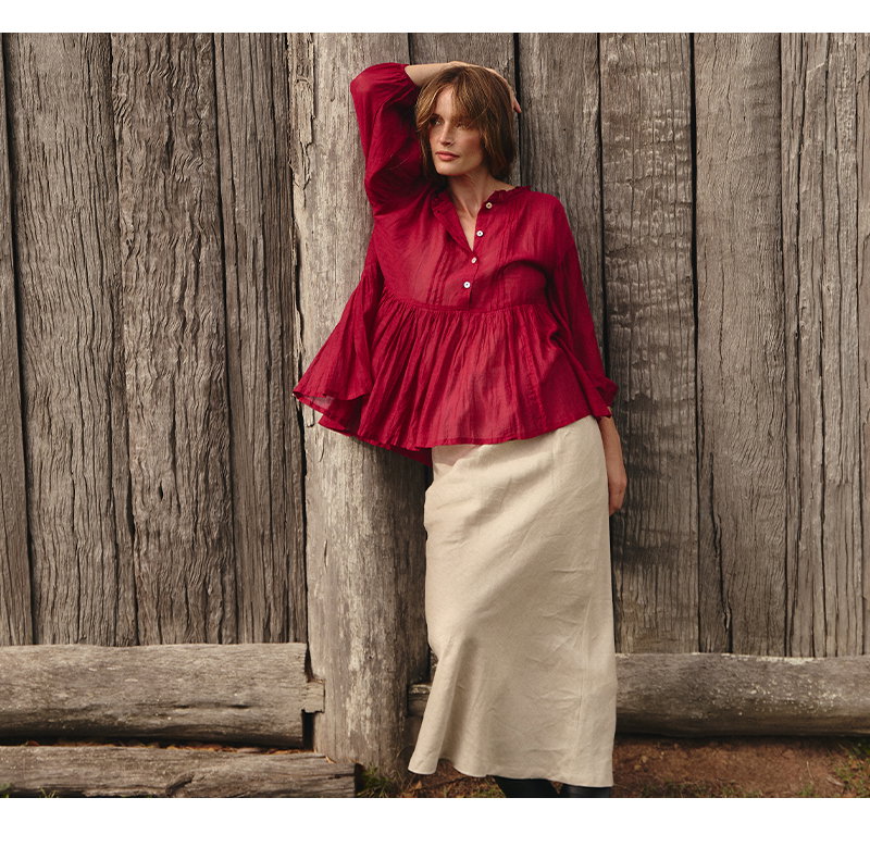 Shop Coco Cotton Silk Blouse