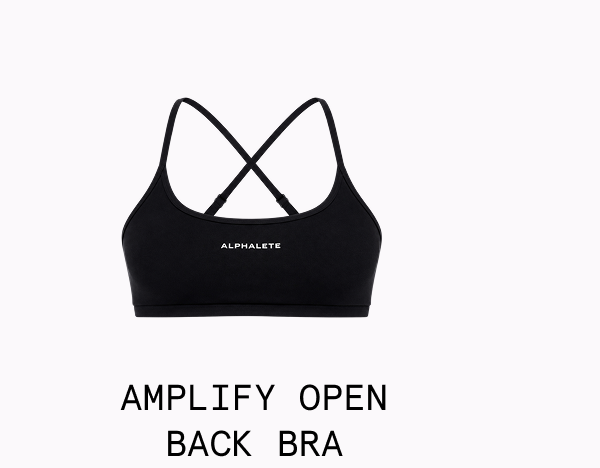 AMPLIFY OPEN BACK BRA