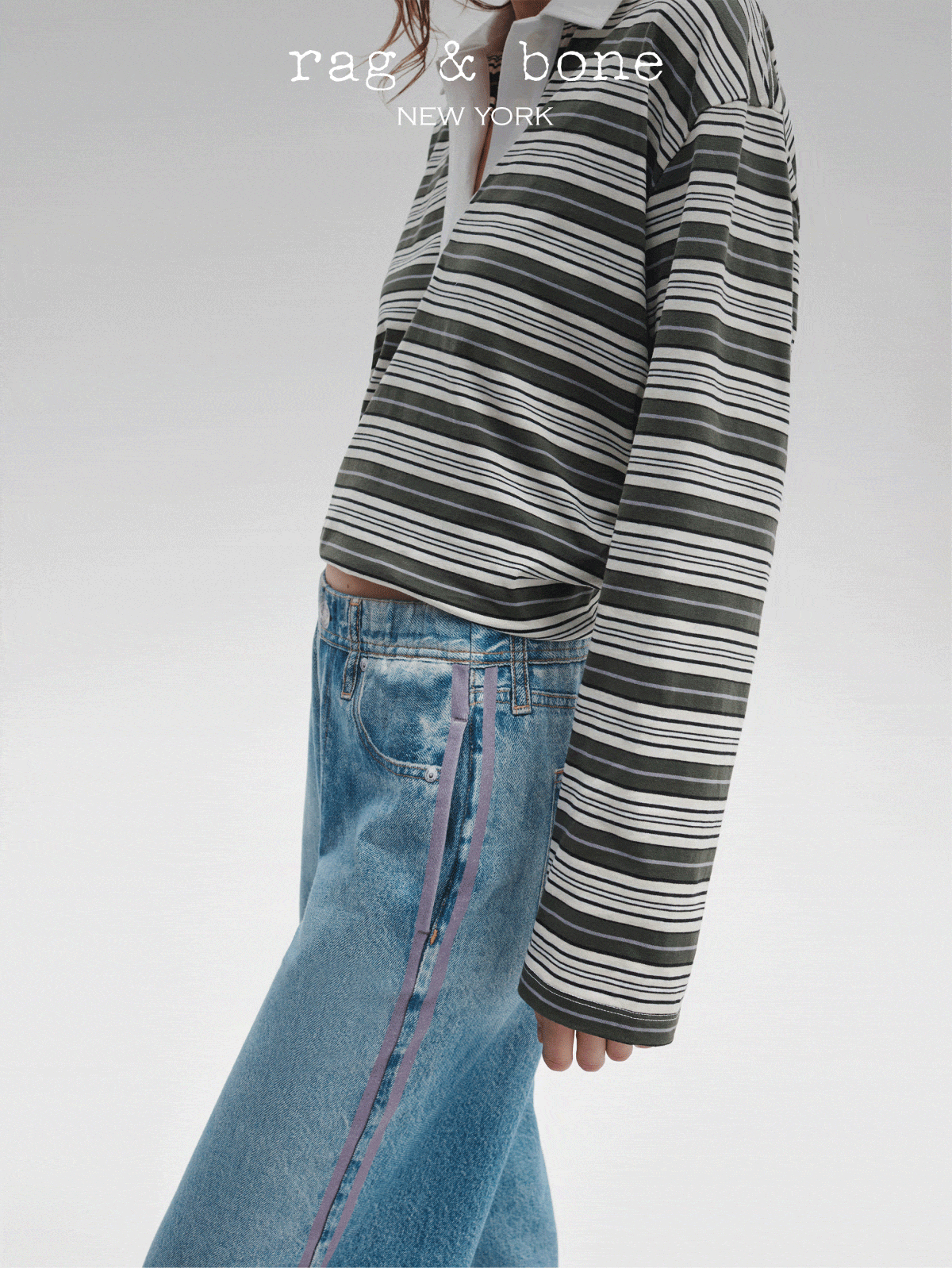 The soft purple joins our track pant lineup