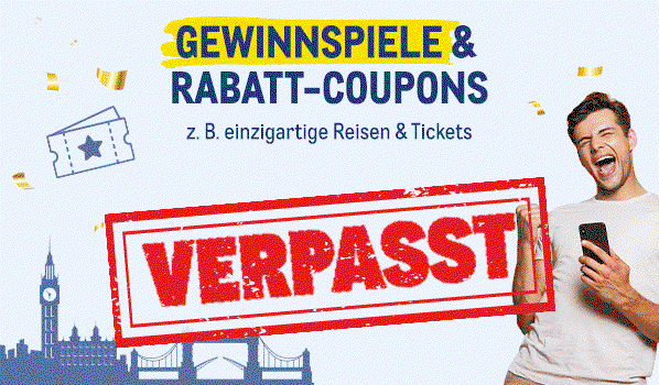 Exklusiv mit Kundenkarte: Gewinnspiele & Rabatt-Coupons