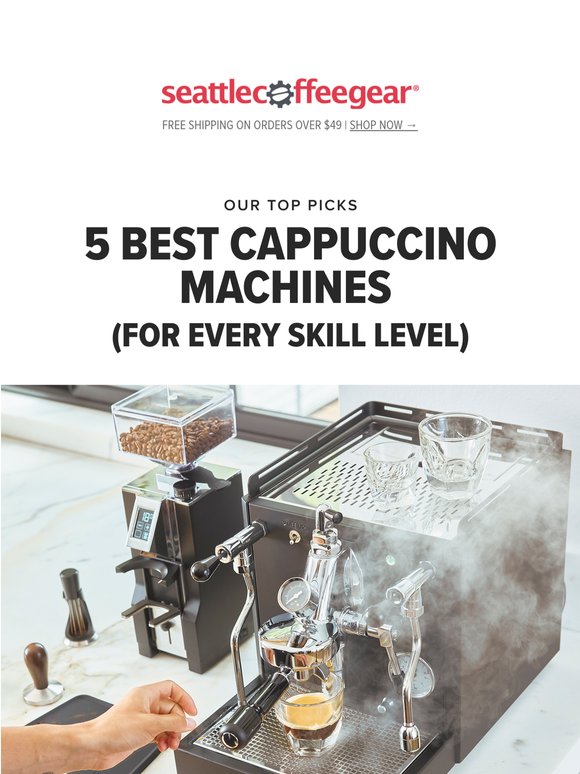 Crazy for cappuccinos? These machines are for you!