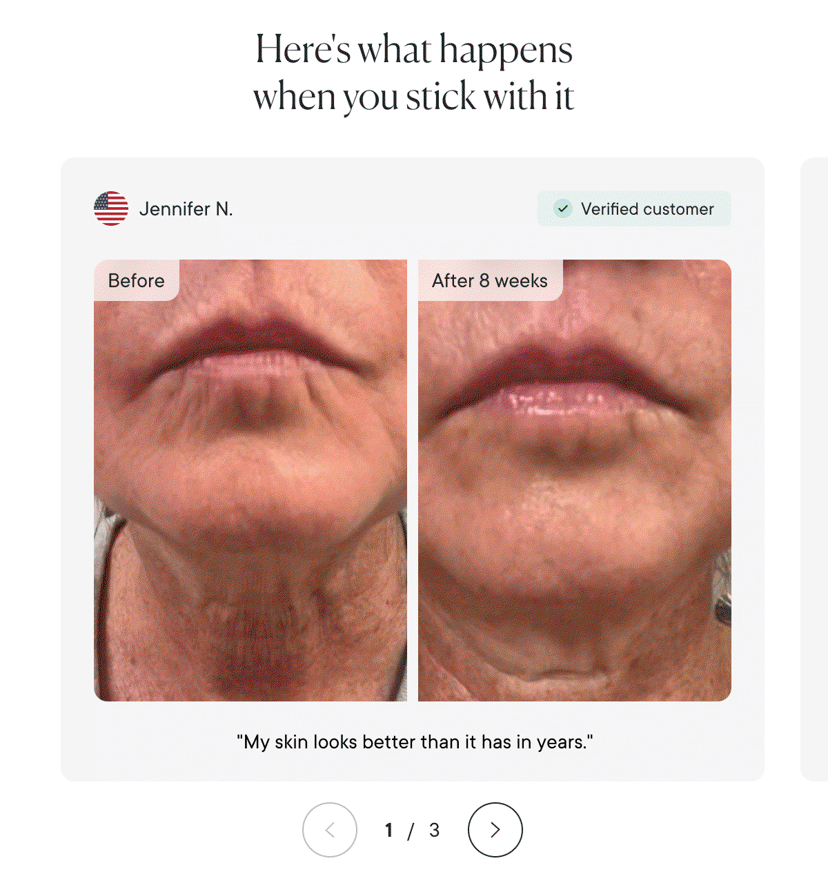 Here's what happens when you stick with it: