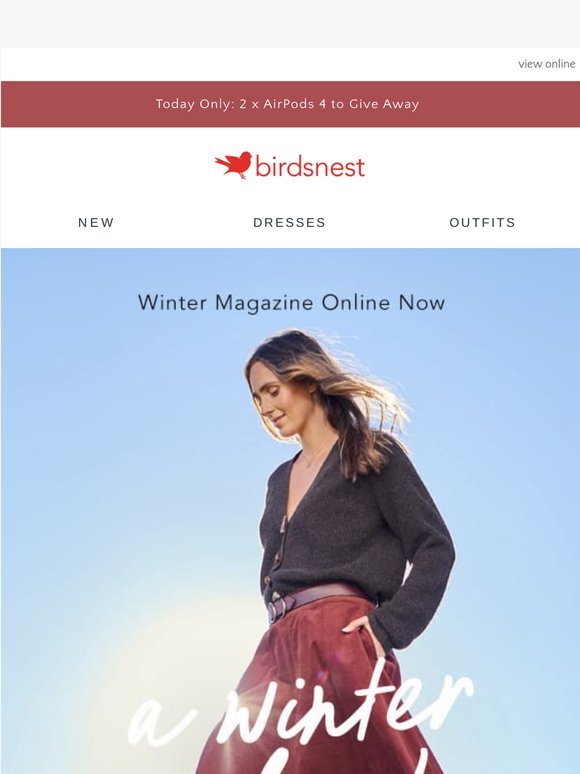Winter Mag Online Now + 2 x AirPods 4 to Give Away