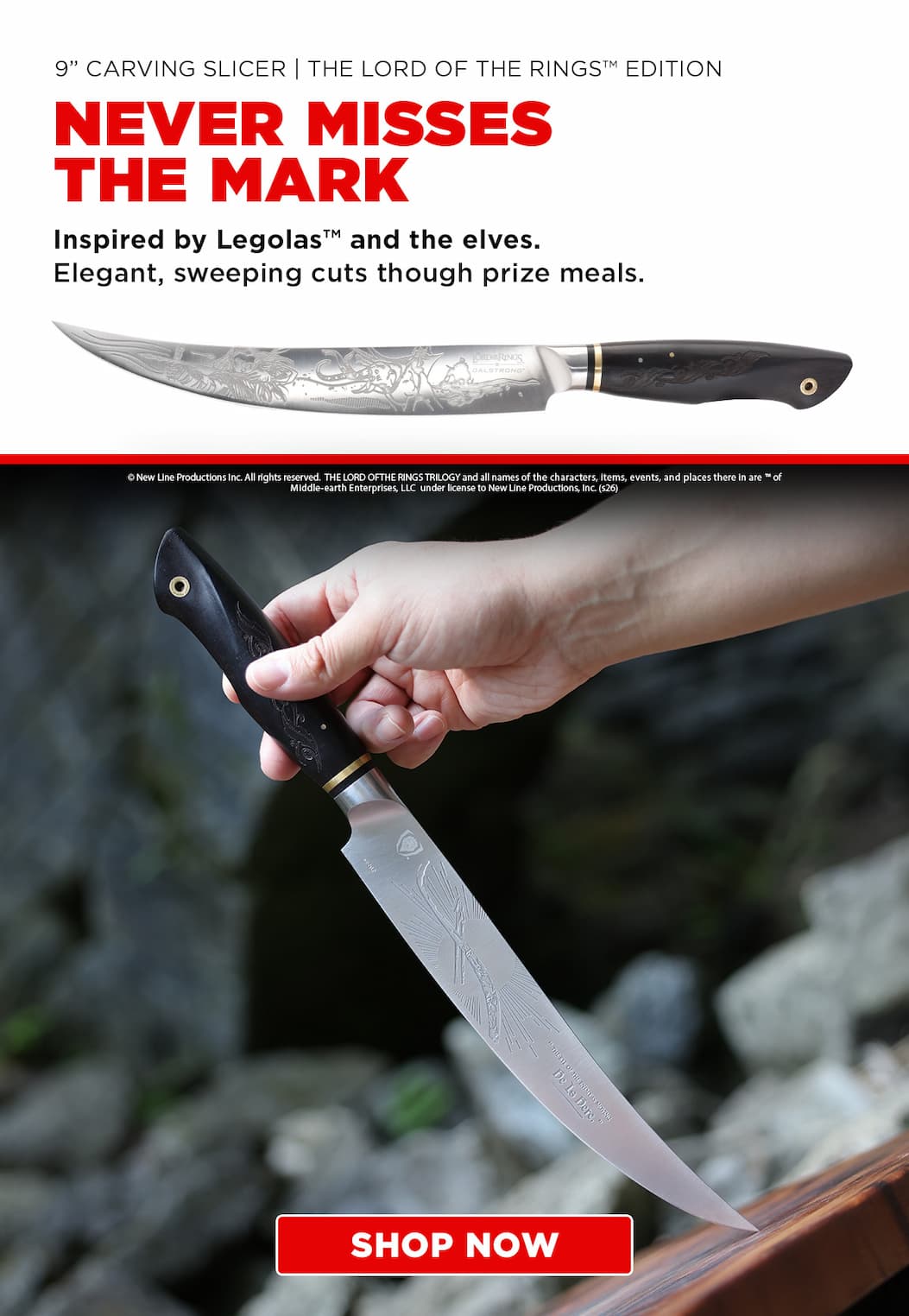 Lord of the Rings, Legolas Edition 9" Slicer 