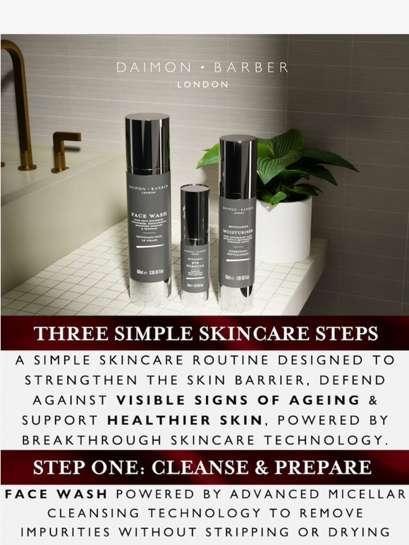 A 3-Step Routine for Healthier Skin ✨