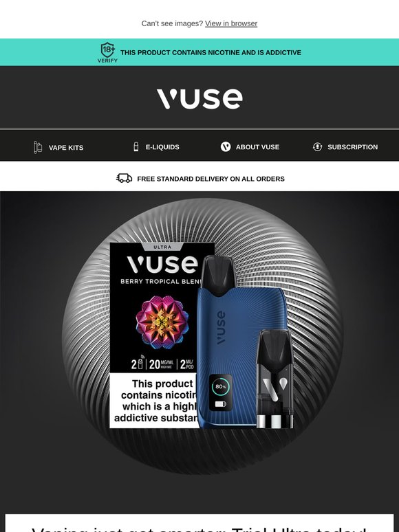 —, begin your Vuse Ultra journey today