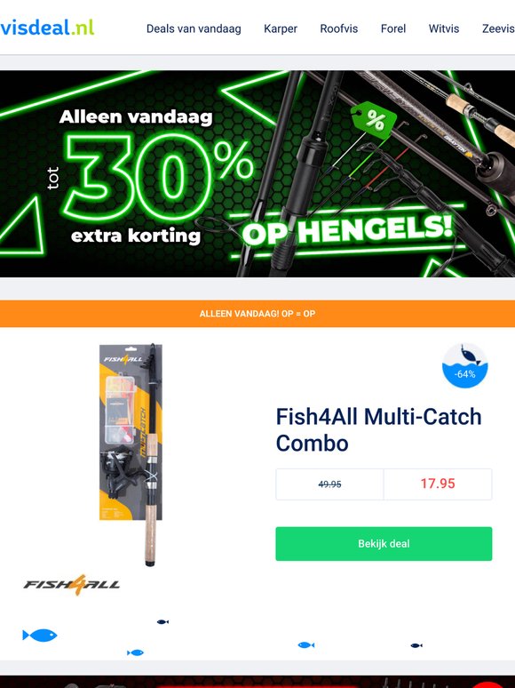 Roofvis toppers in de sale 🐠