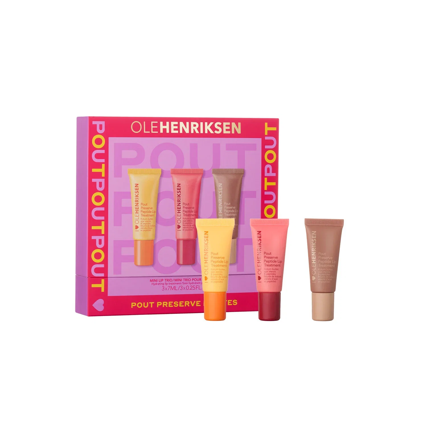 Image of Pout Preserve Petites Mini Lip Trio