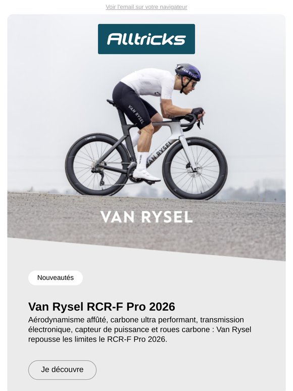 Van Rysel RCR-F Pro 2026 : la quête ultime de performance
