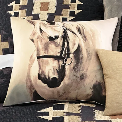 Midnight Mesa Stag Pillow