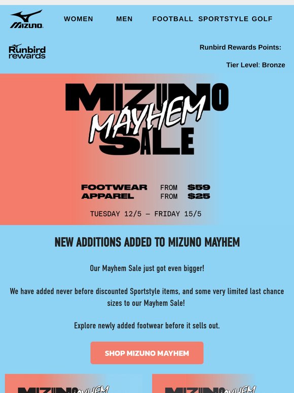 Mizuno Mayhem: NEW ADDITIONS!