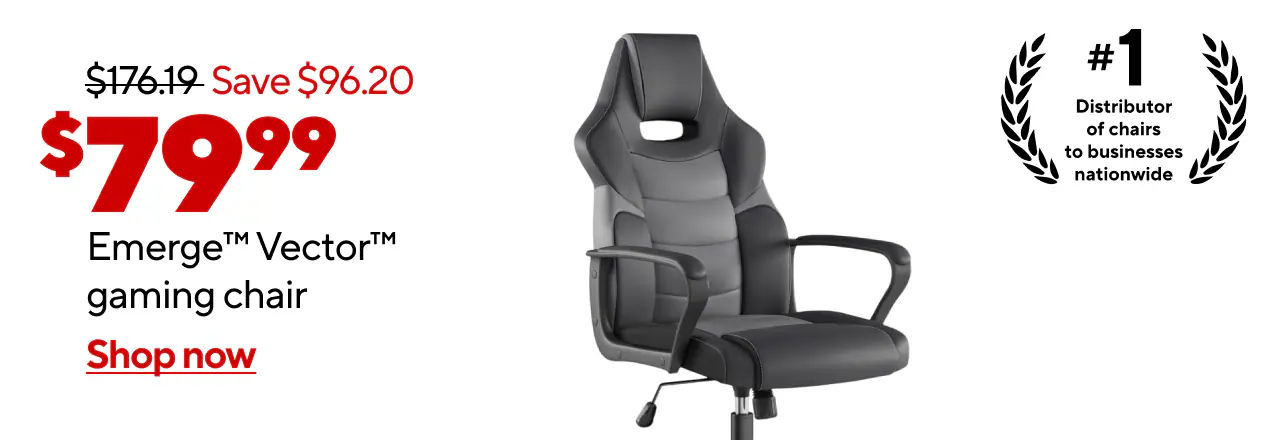 $176.19, Save $96.20, $79.99 Staples® Vector Chair