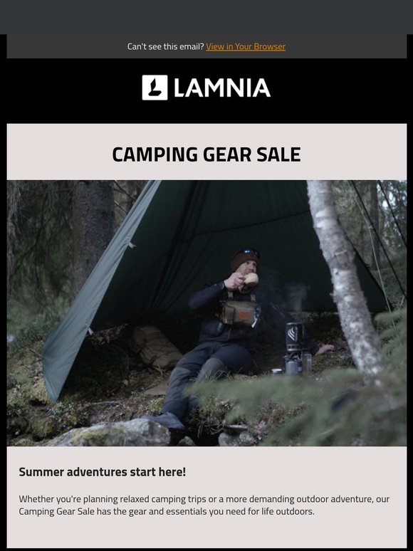 Camping Gear Sale | Save up to 15%