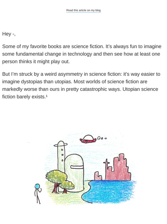 What if we’re already living in utopia?