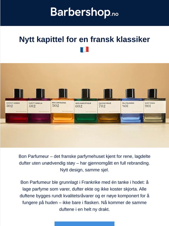 🇫🇷 Bon Parfumeur er tilbake med helt nytt design!