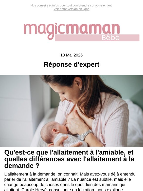 Qu'est-ce que l'allaitement à l'amiable, et quelles différences avec l'allaitement à la demande ?