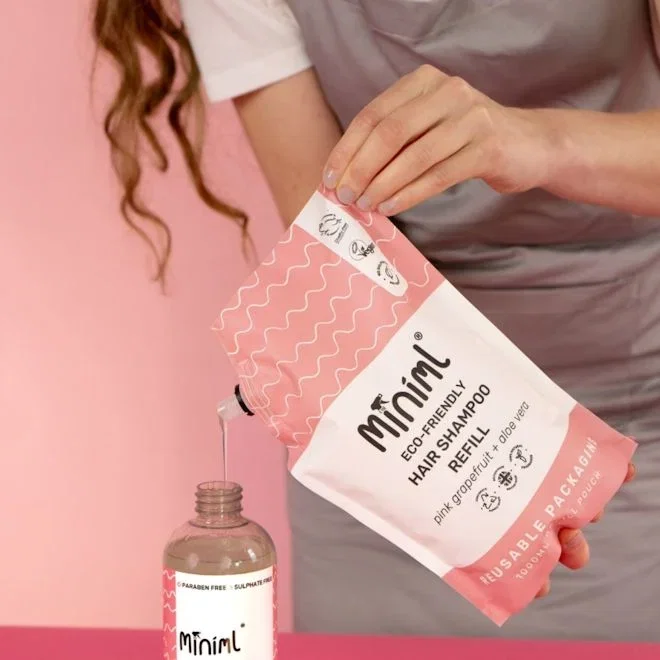 Mininml shampoo refill
