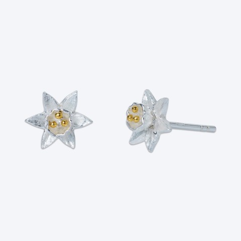 Ladies Christin Ranger Daffodil Stud Earrings