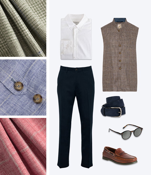 Italian Linen Jackets & Waistcoats