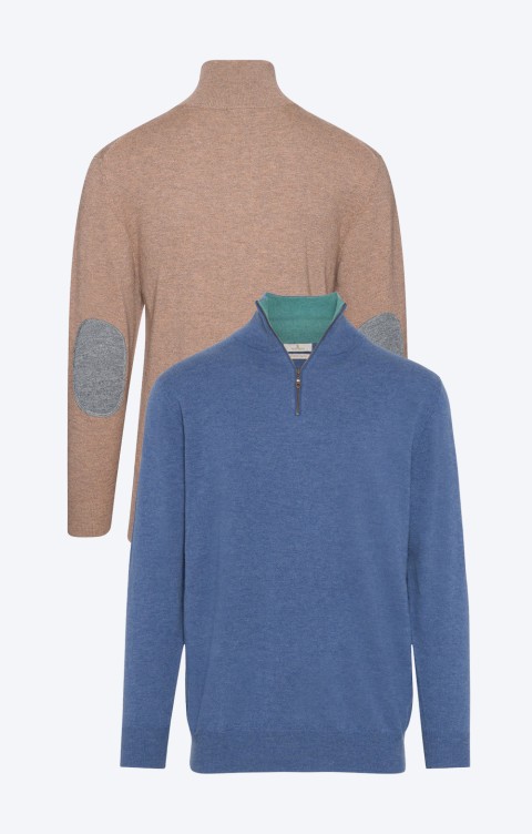 Men's Merino T-Zip Sweater