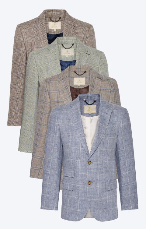 Men's House of Bruar Classic Linen Jacket