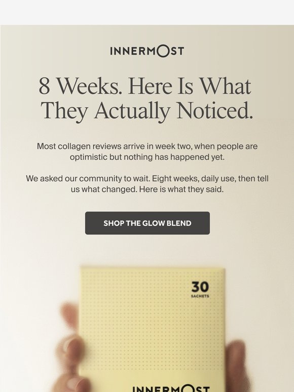 Results After 8 Weeks On The Glow Blend