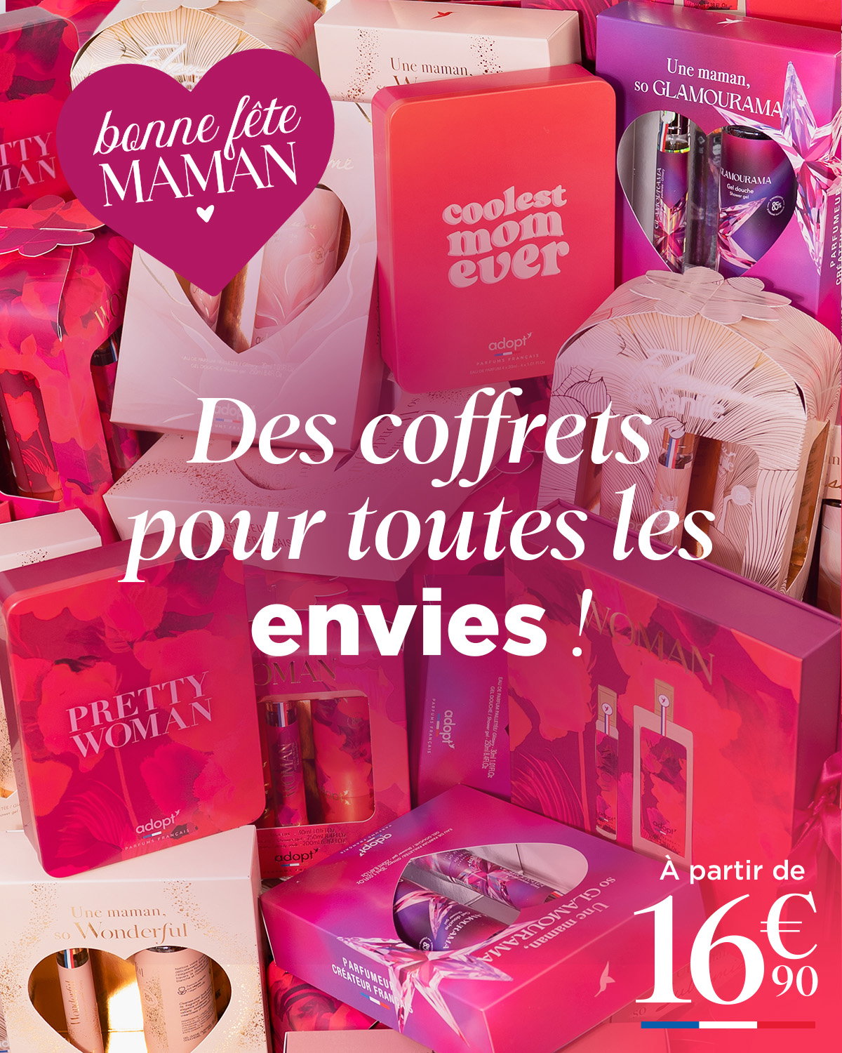 Nos coffrets pour la fête des Mères dès 16,90€
