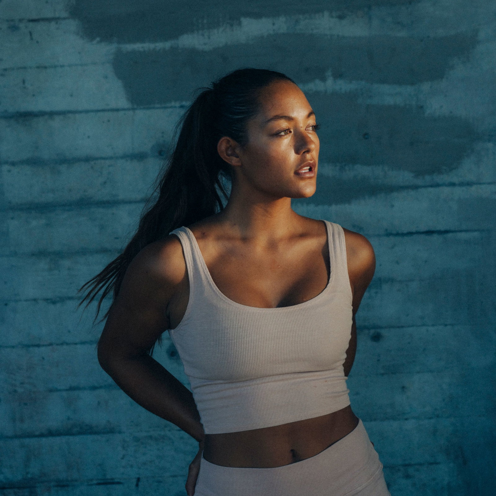 Ribbed Fitted Crop