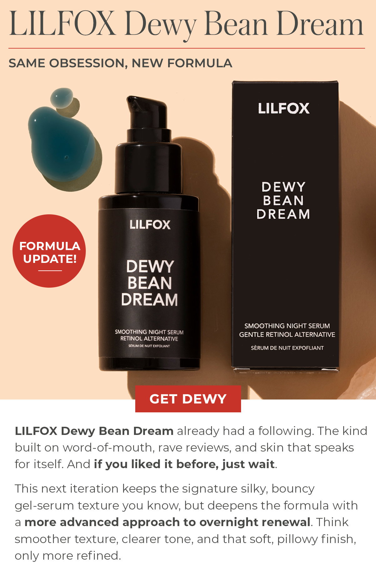 LILFOX Dewy Bean Dream | Same Obsession, New Formula