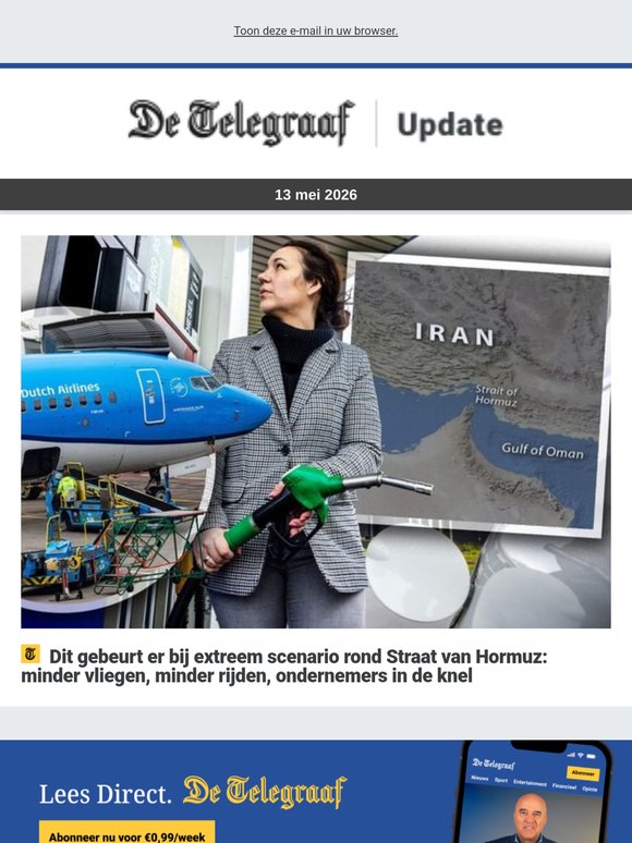 Dit gebeurt er bij extreem scenario rond Straat van Hormuz: minder vliegen, minder rijden, ondernemers in de knel
