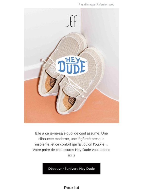 Hey Dude : les chaussures les plus légères de l'été ☀️