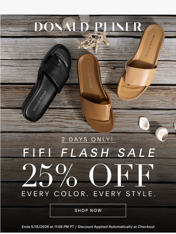 FLASH SALE: 25% OFF FIFI