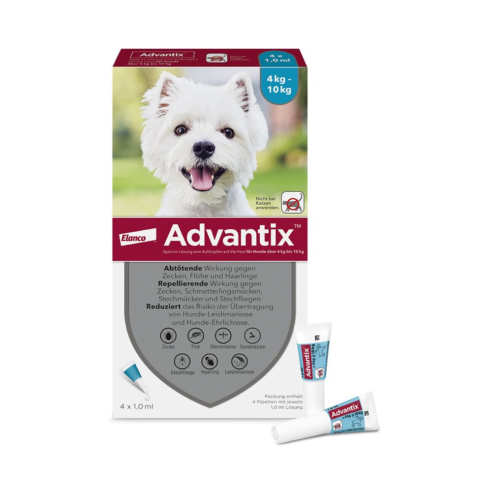 ADVANTIX SPOT-ON HUND 4-10KG*